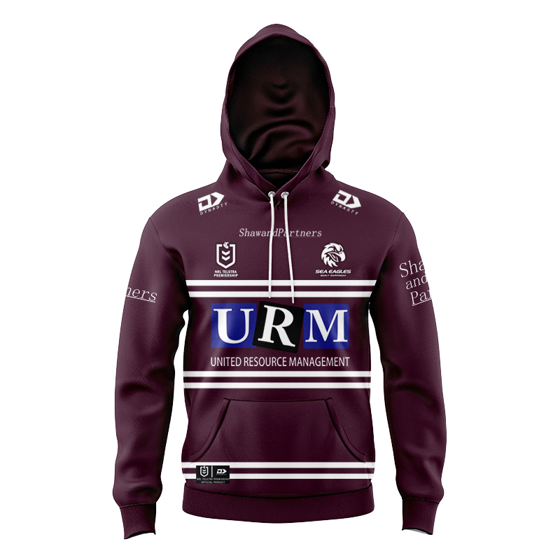 Kid's NRL Manly Warringah Sea Eagles 2025 Home Hoodie