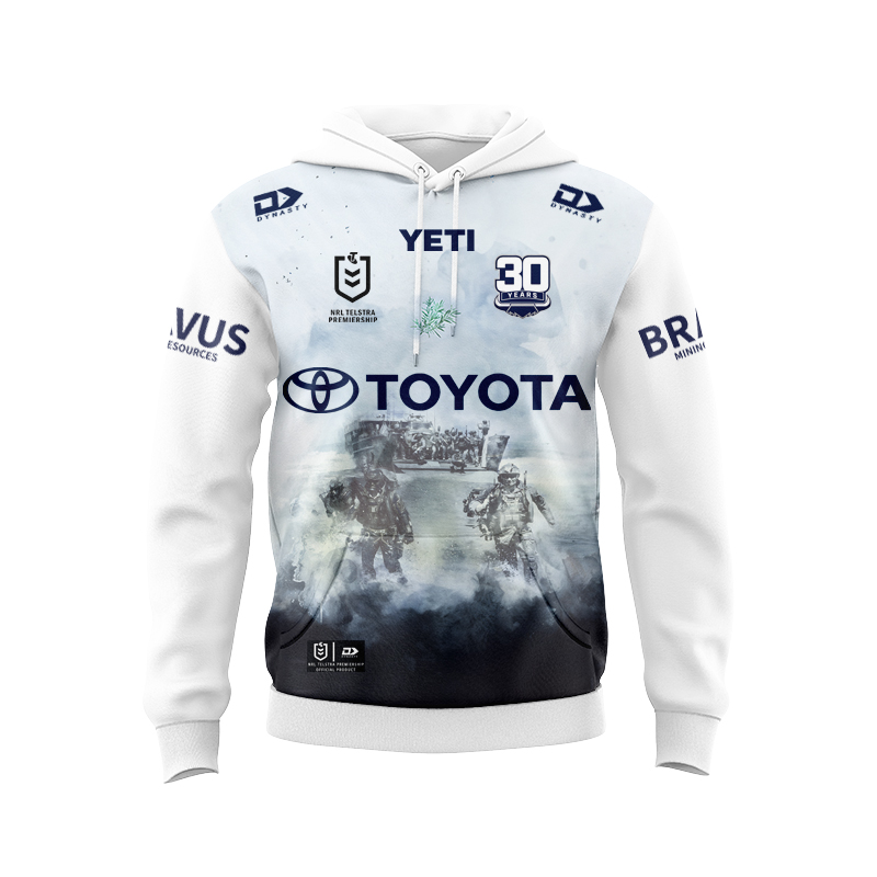 NRL North Queensland Cowboys 2025 ANZAC Hoodie