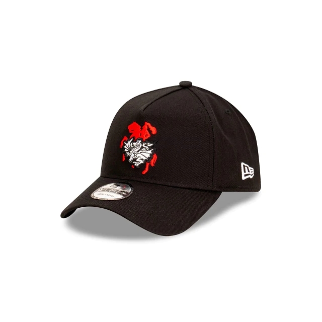 NRL St George Illawarra Dragons Black Embroidered Logo Cap 2025