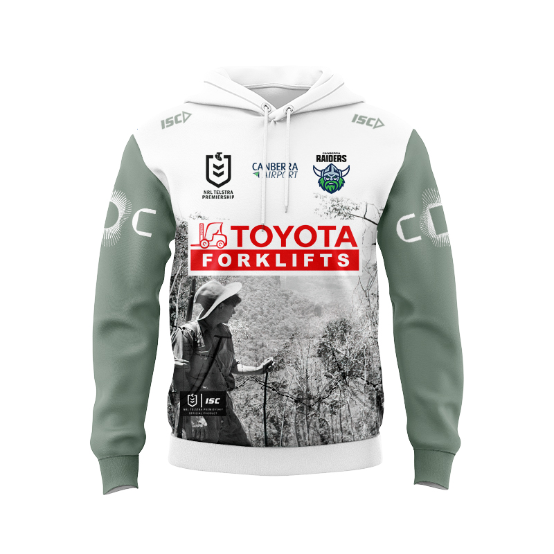 NRL Canberra Raiders 2025 ANZAC Hoodie