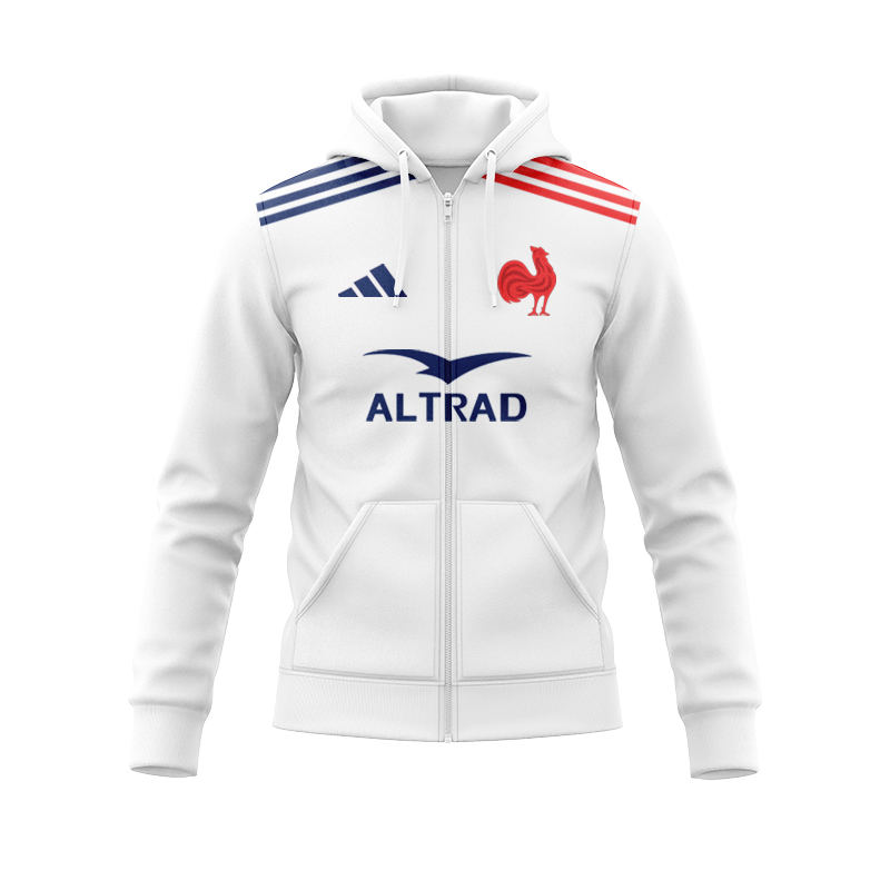 France Rugby 2024/25 Away Zipper Hoodie