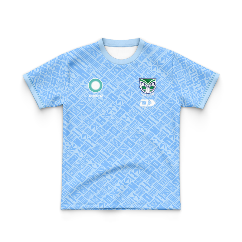 Kid's NRL New Zealand Warriors 2025 Dynasty Pasifika Jersey