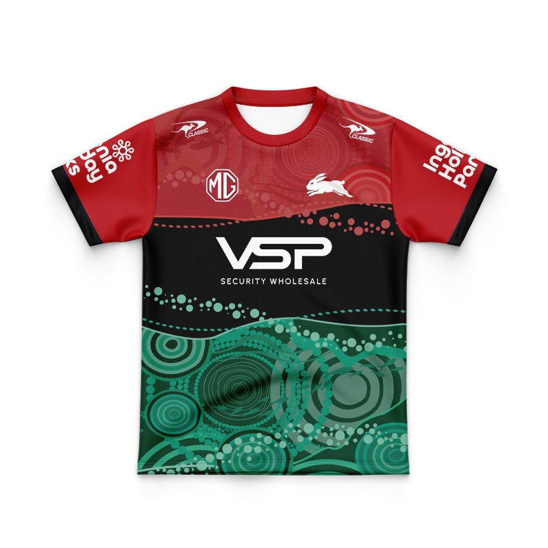 Kid's NRL South Sydney Rabbitohs 2024 Captains Run Jersey