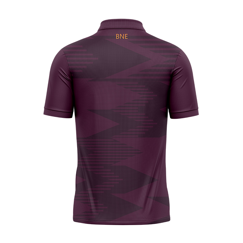 NRL Brisbane Broncos 2024 Run Out Polo Shirt