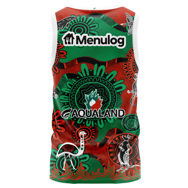 NRL South Sydney Rabbitohs 2025 Indigenous Singlet