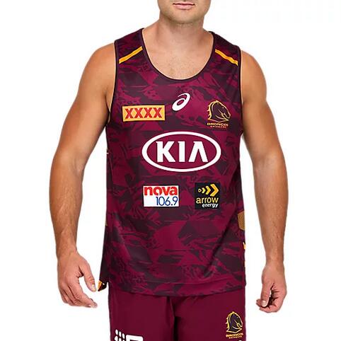 NRL Brisbane Broncos 2024 Training Singlet