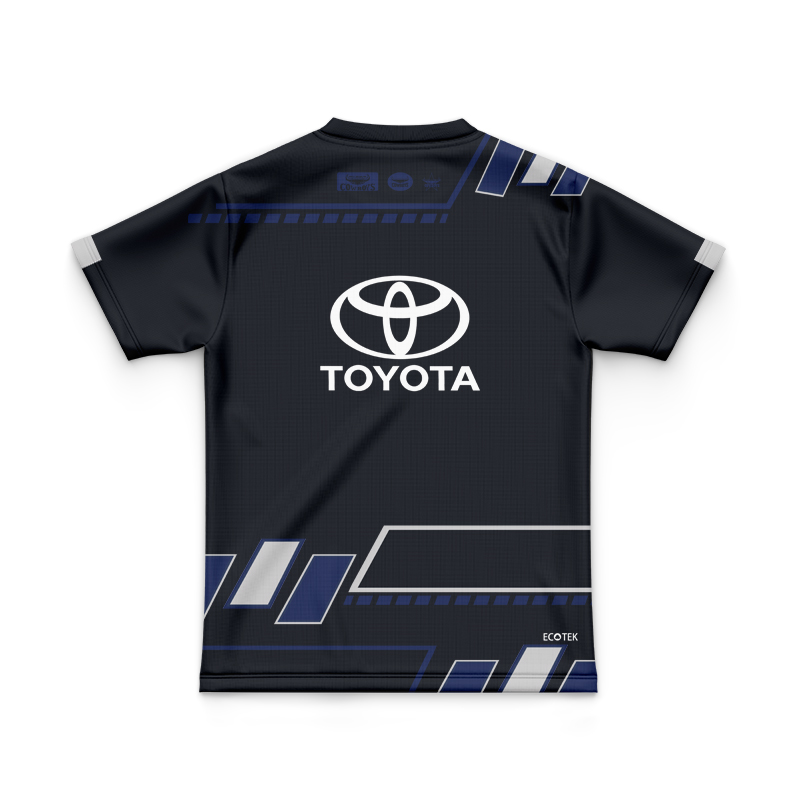 Kid's NRL North Queensland Cowboys 2025 Black Training Jersey