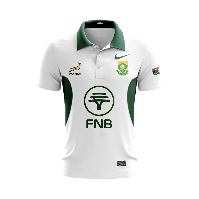 South Africa Springboks Away 2025 Stadium Polo Shirt