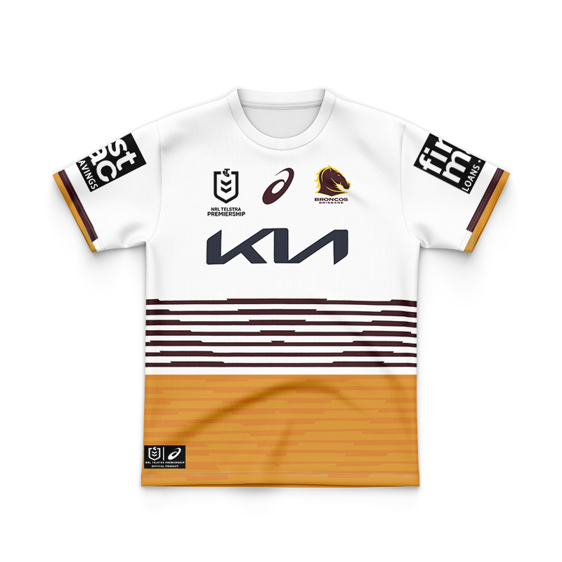 Kid's NRL Brisbane Broncos 2023 Away Jersey
