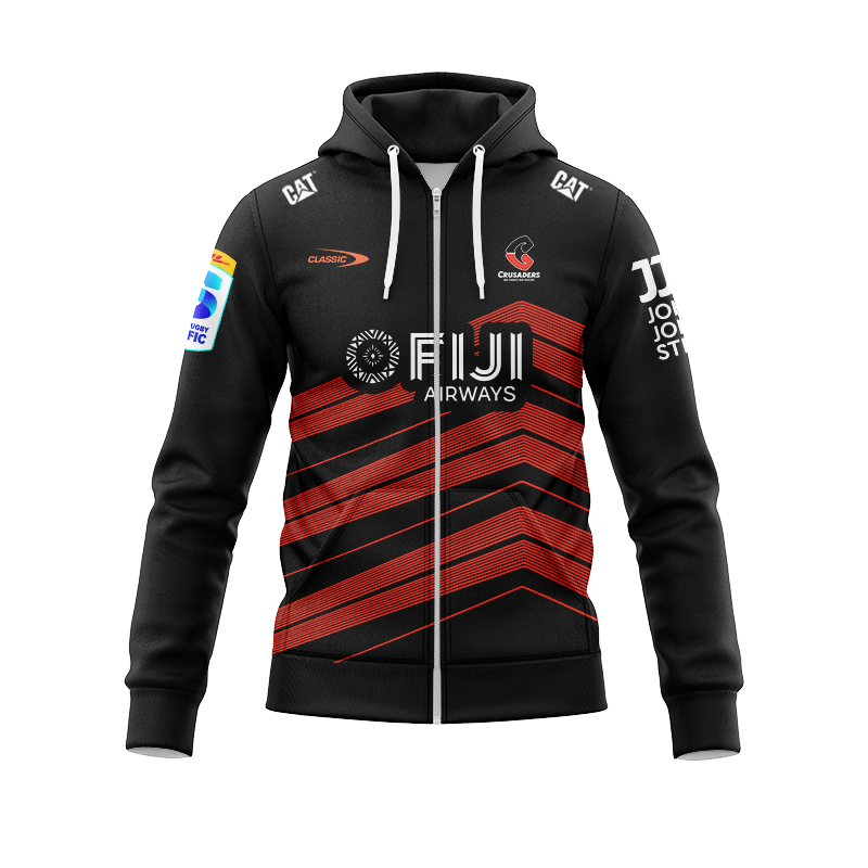 Canterbury Crusaders Super Rugby 2025 Away Zipper Hoodie