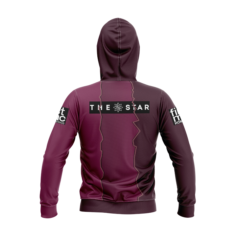 Kid's NRL Brisbane Broncos 2024 Sunstone Training Mix Hoodie