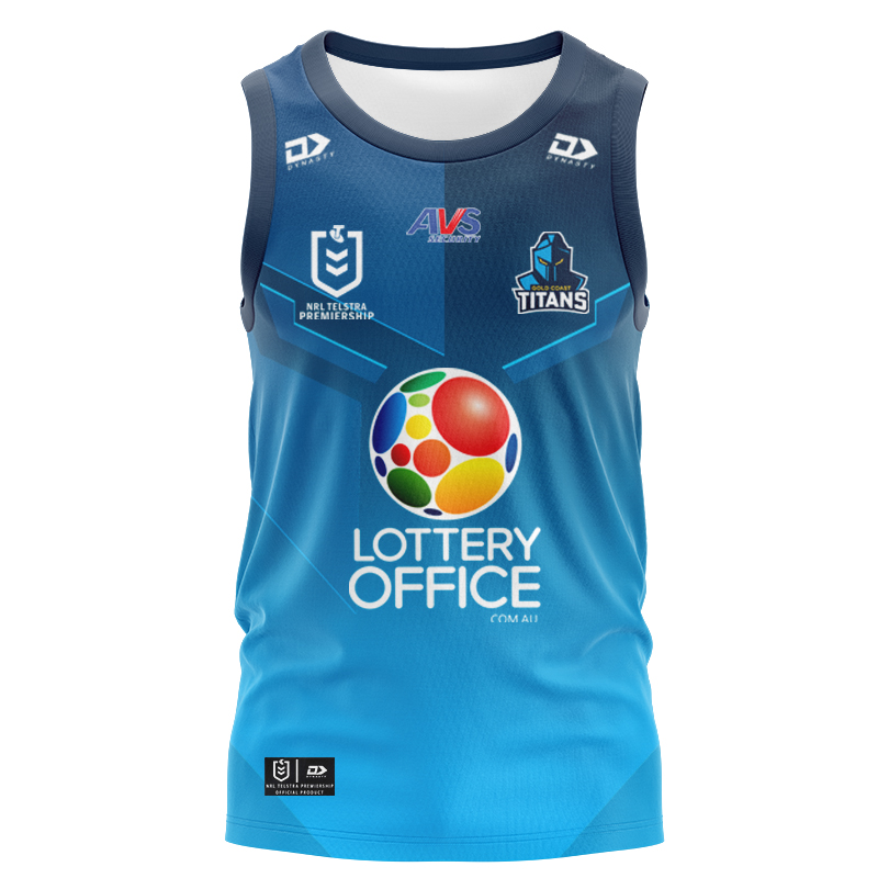 NRL Gold Coast Titans 2025 Home Singlet
