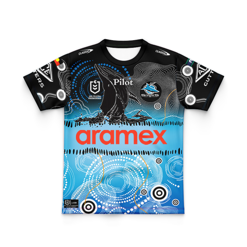 NRL Cronulla-Sutherland Sharks 2025 Indigenous Jersey