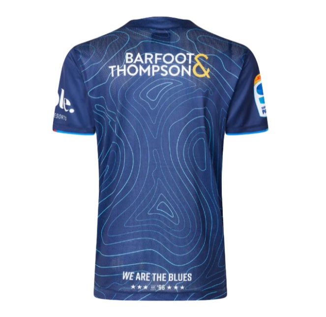 Auckland Blues Super Rugby 2025 Blue Training Jersey