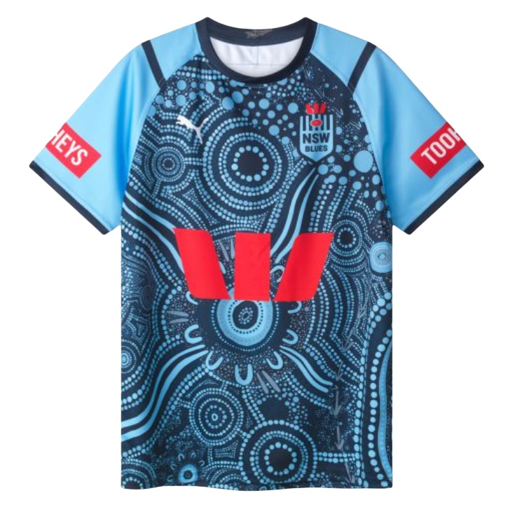 NRL NSW Blues 2024 Indigenous Jersey