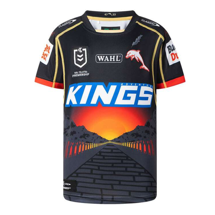 NRL Dolphins 2025 ANZAC Round Jersey