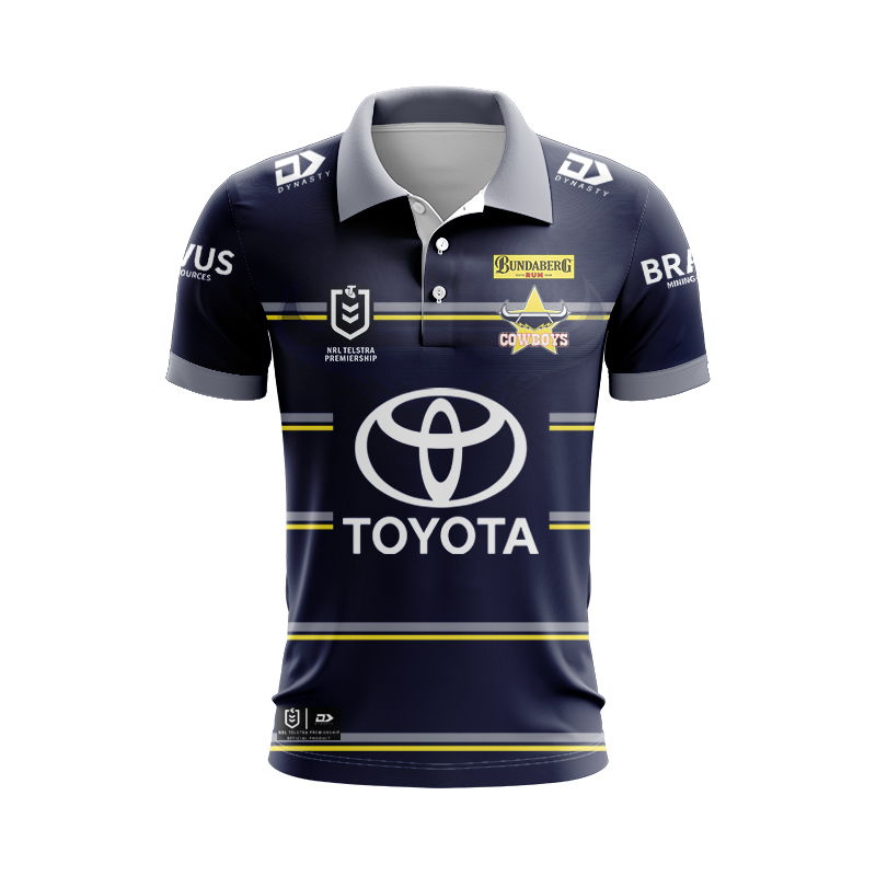 NRL North Queensland Cowboys 2021 Home Polo Shirt