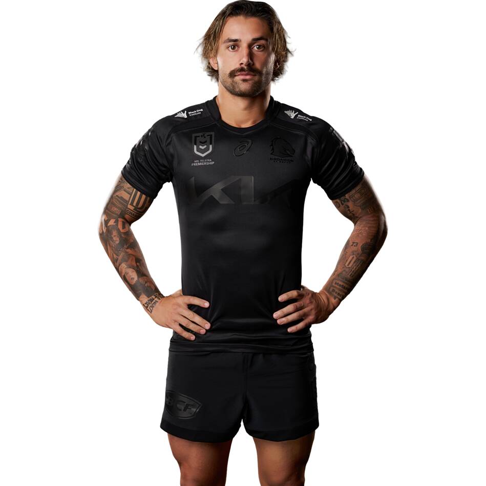 NRL Brisbane Broncos 2025 Black Jersey