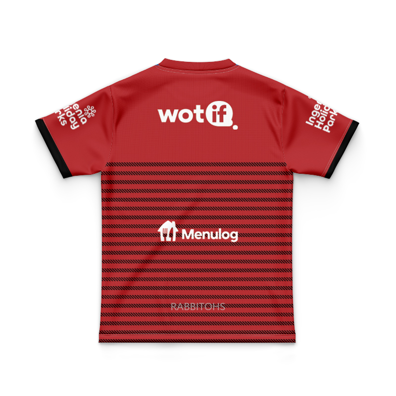 Kid's NRL South Sydney Rabbitohs 2024 Red Training Jersey