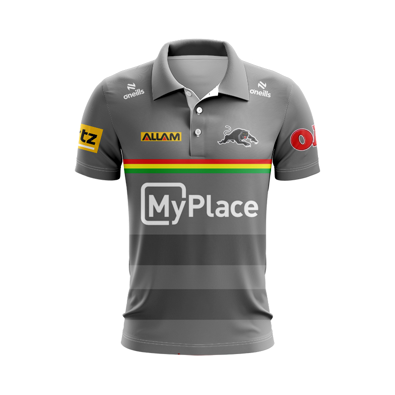 NRL Penrith Panthers 2025 C Training Polo Shirt