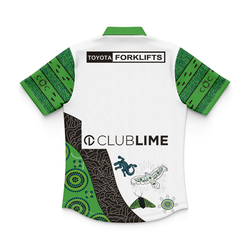 Kid's NRL Canberra Raiders 2025 Indigenous Polo Shirt