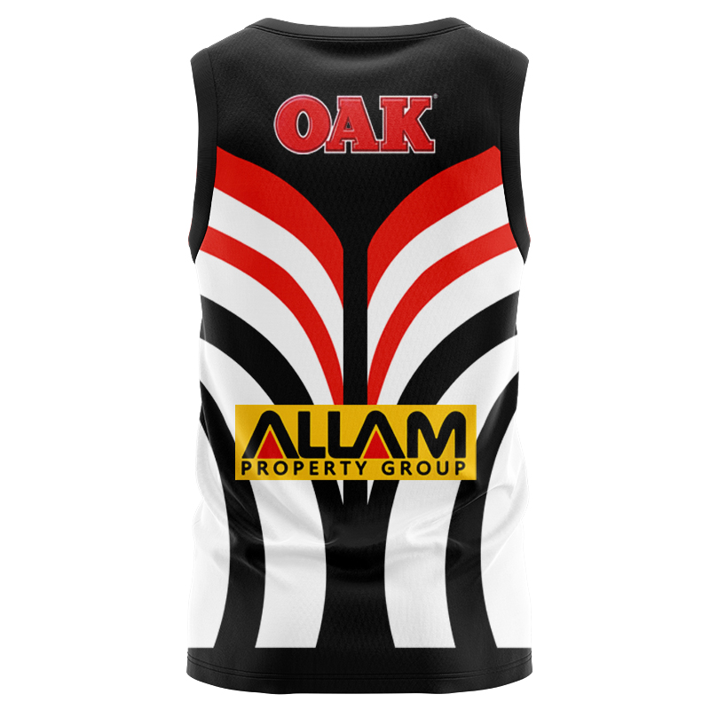 NRL Penrith Panthers 2025 Warm Up Singlet