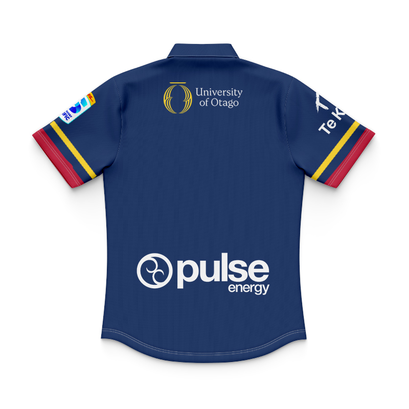 Kid's Otago Highlanders Super Rugby 2025 Home Polo Shirt