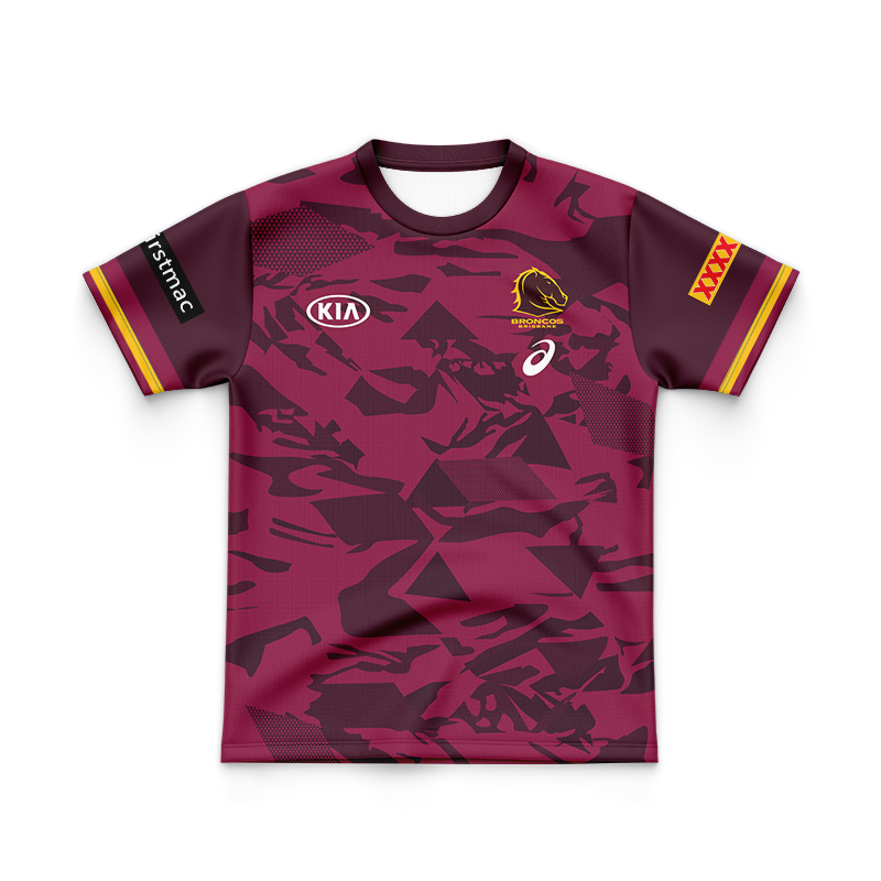 Kid's NRL Brisbane Broncos 2021 Jersey