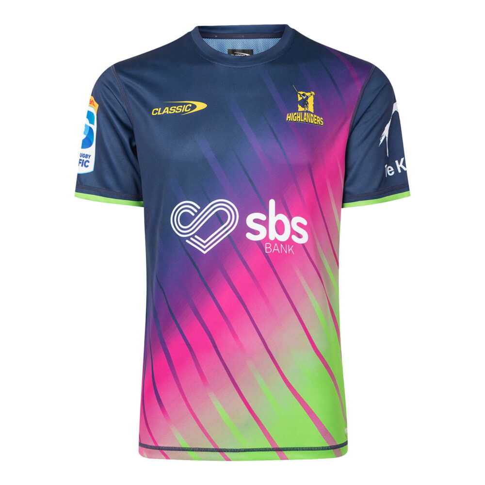 Otago Highlanders Super Rugby 2025 Training Jersey