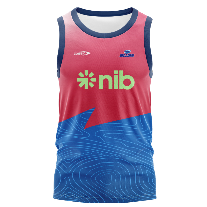 Auckland Blues Super Rugby 2025 Training Singlet