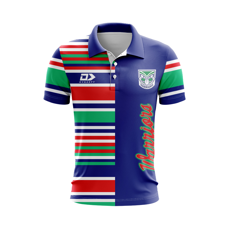 NRL New Zealand Warriors 2024 Heritage Polo Shirt