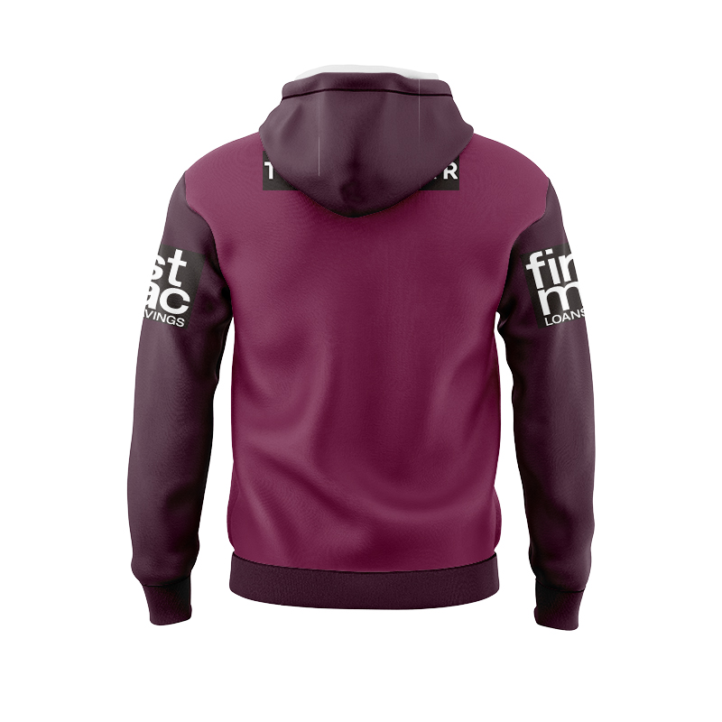 NRL Brisbane Broncos 2024 Maroon Training Hoodie
