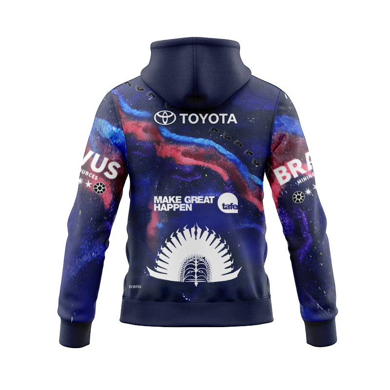 NRL North Queensland Cowboys 2025 Indigenous Zipper Hoodie