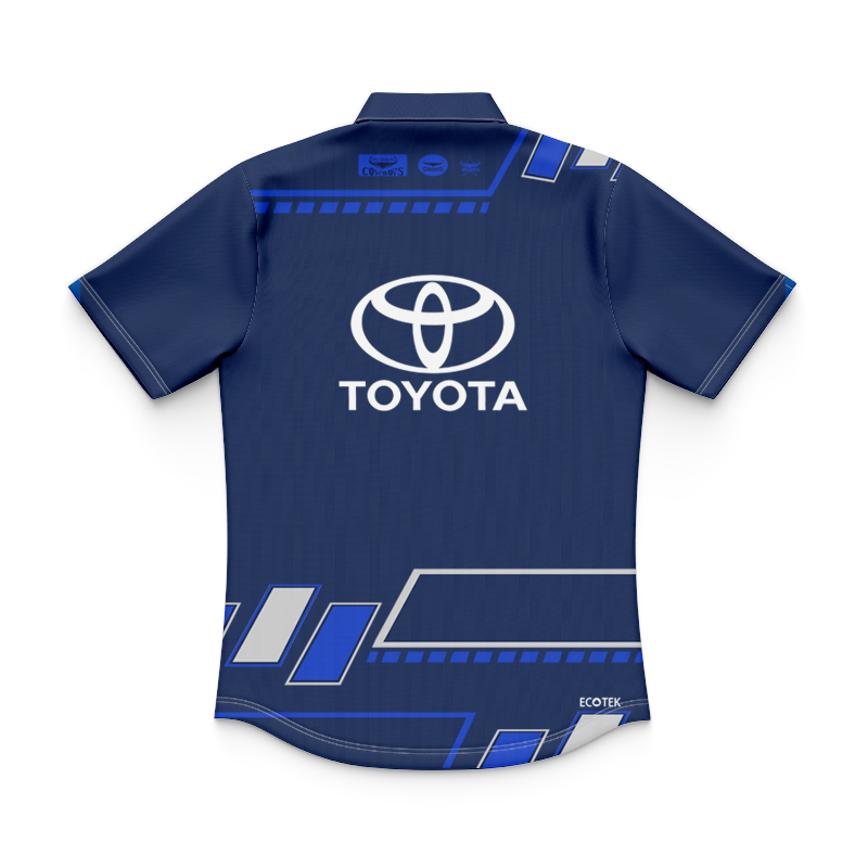 Kid's NRL North Queensland Cowboys 2025 Blue Training Polo Shirt