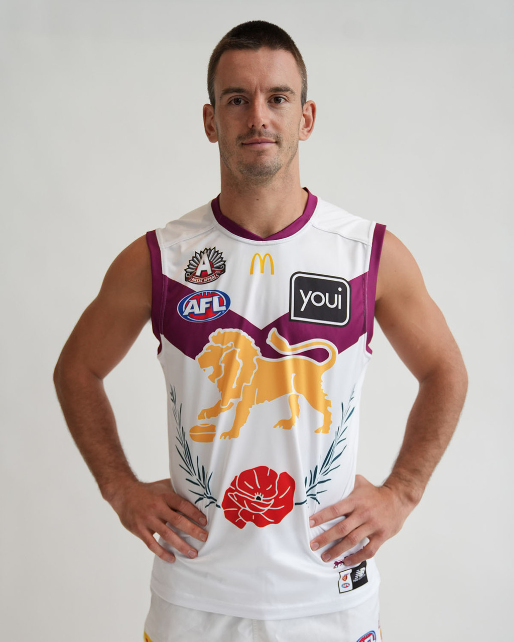 AFL Brisbane Lions 2024 ANZAC Guernsey