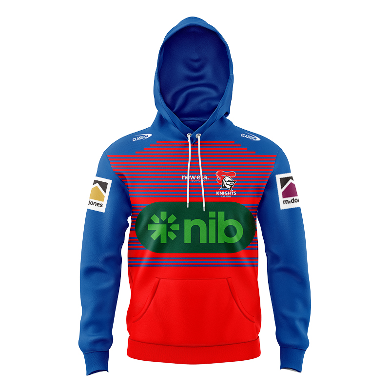 Kid's NRL Newcastle Knights 2024 Red Training Hoodie