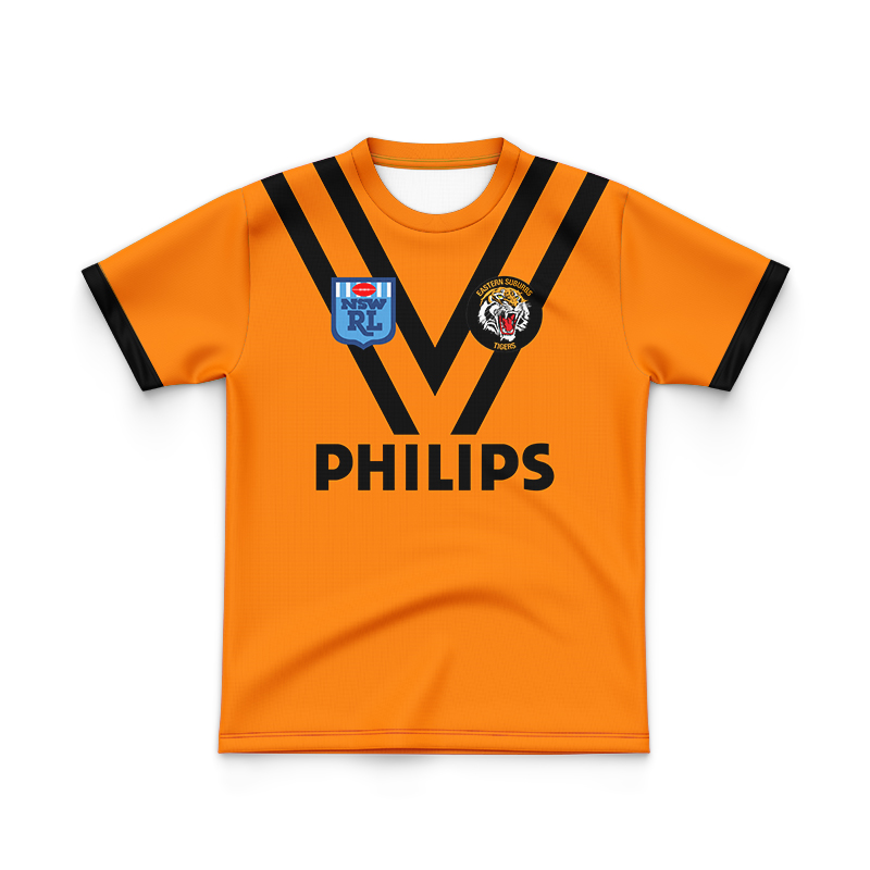 Kid's NRL Wests Tigers 1989 Retro Jersey