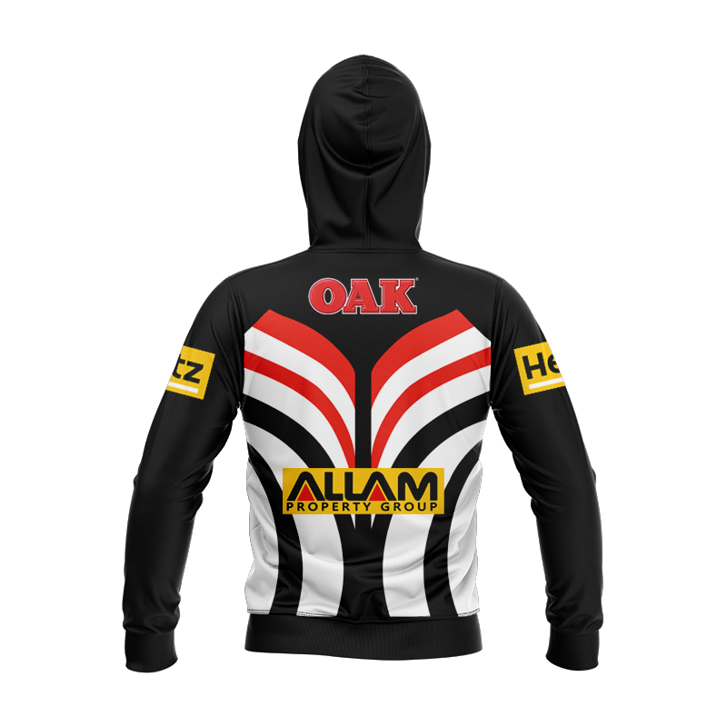 Kid's NRL Penrith Panthers 2025 Warm Up Hoodie