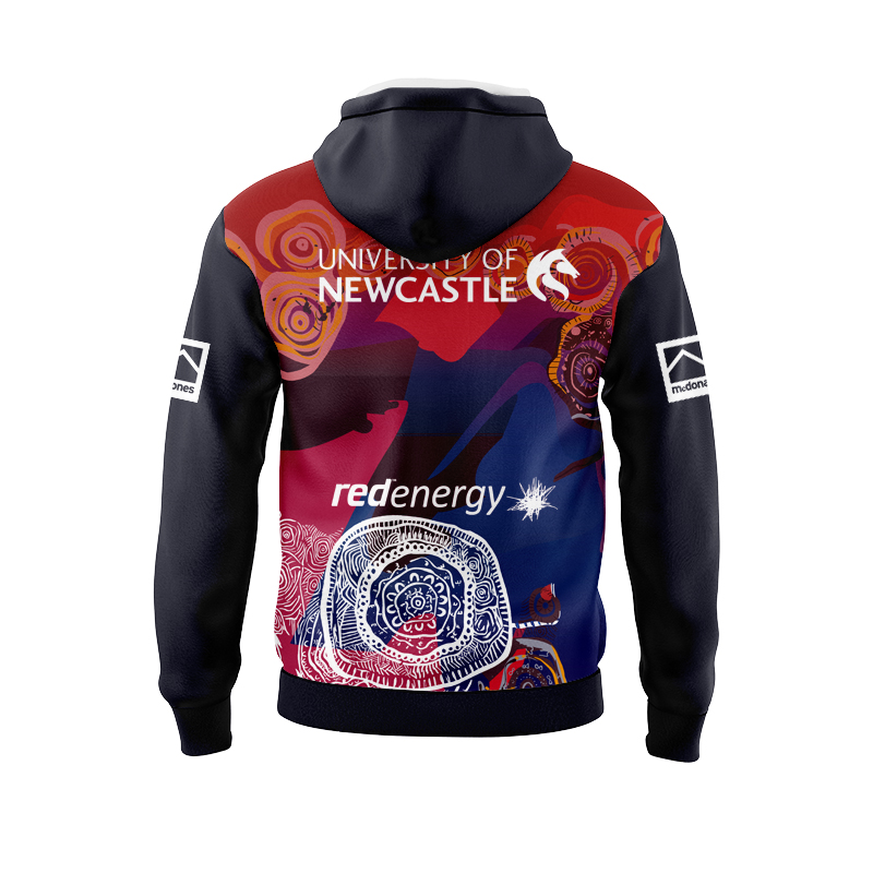 NRL Newcastle Knights 2025 Indigenous Hoodie