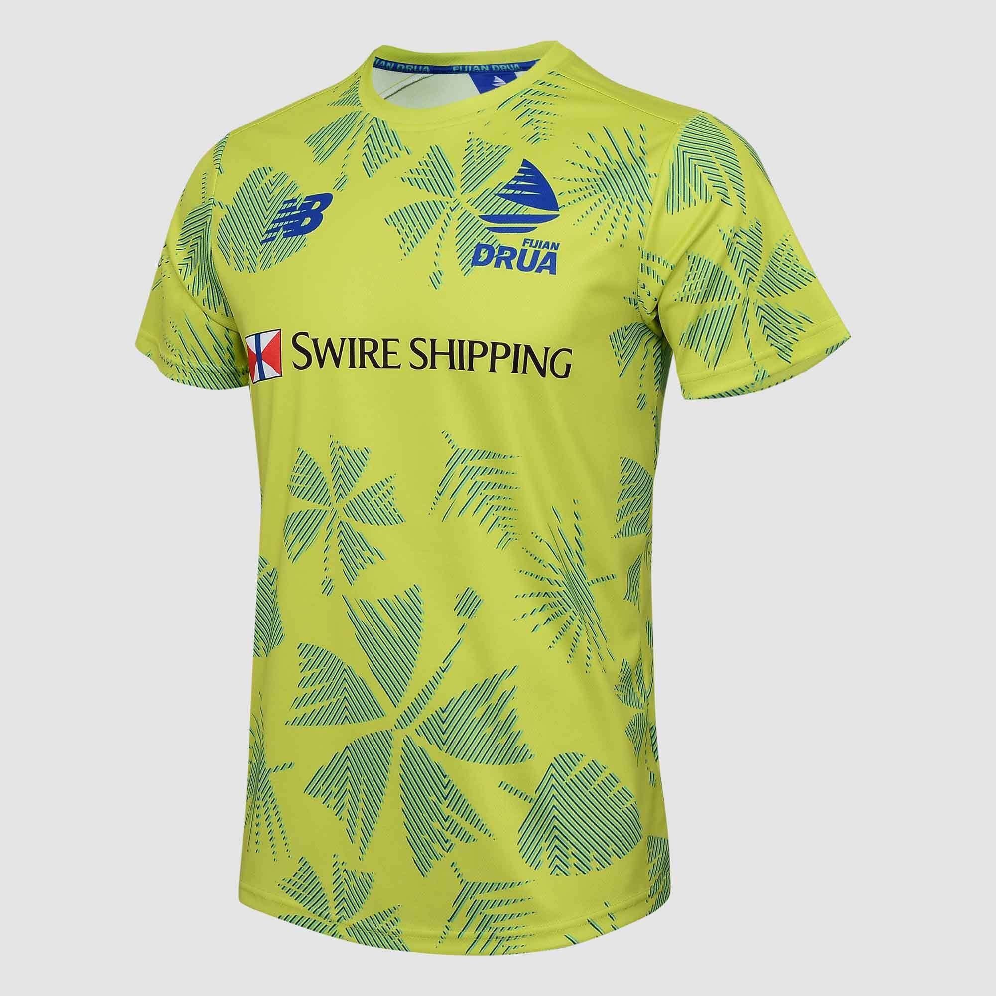 Fijian Drua Super Rugby 2024 Training Jersey Yellow