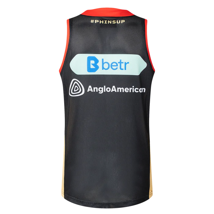 NRL Dolphins 2025 Black Training Singlet