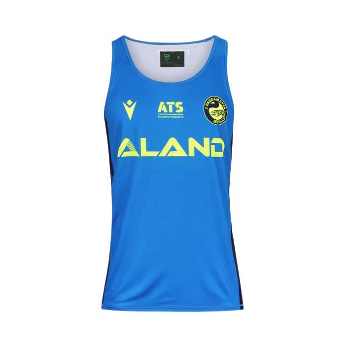 NRL Parramatta Eels 2024 Blue Training Singlet