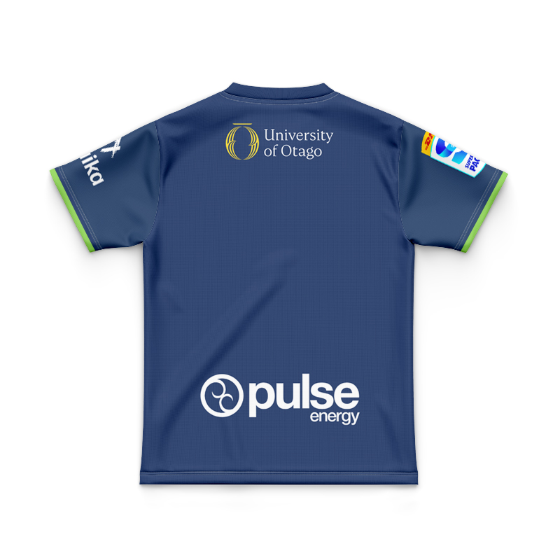 Kid's Otago Highlanders Super Rugby 2025 Training Jersey