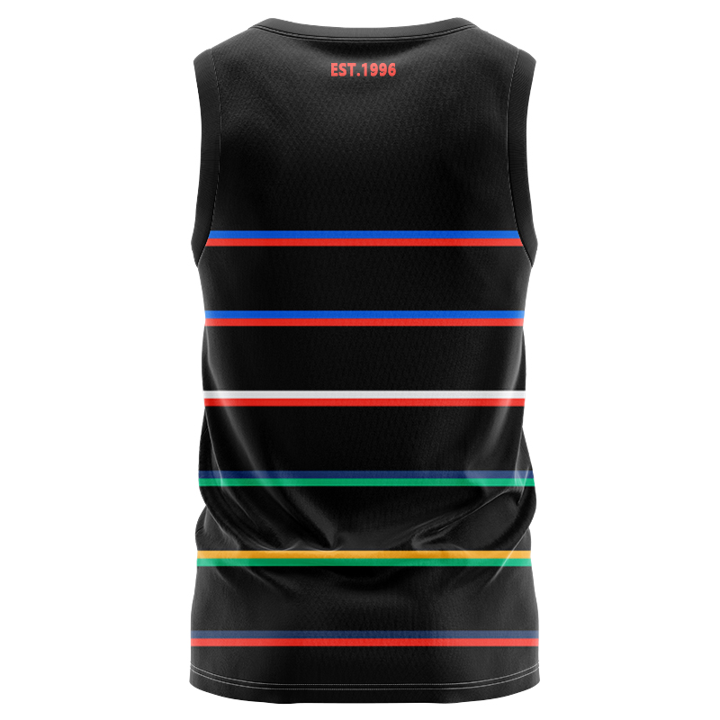 Canterbury Crusaders Super Rugby 2025 Black Training Singlet