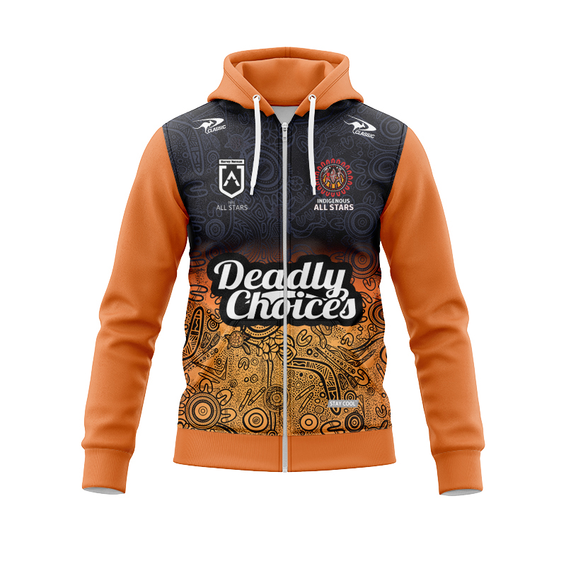 NRL Indigenous 2025 All Stars Training Zipper Hoodie