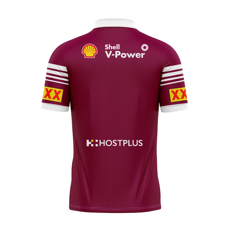 QLD Maroons State of Origin 2024 Home Polo Shirt