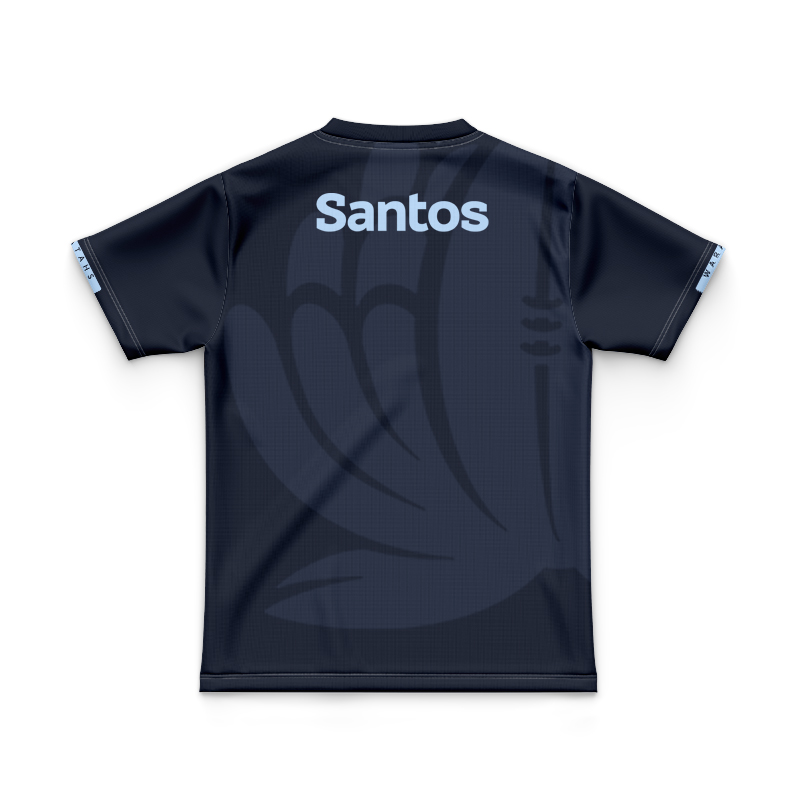 Kid's NSW Waratahs Super Rugby 2025 Training Jersey