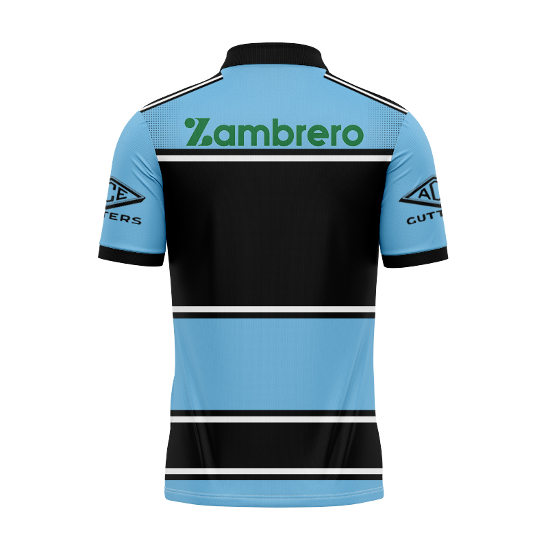 NRL Cronulla-Sutherland Sharks 2025 Warm Up Polo Shirt