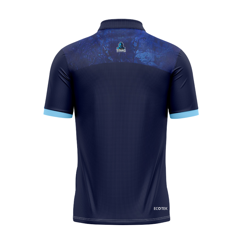 NRL Gold Coast Titans 2025 Warm Up Polo Shirt