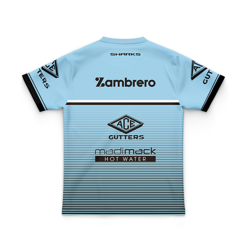 Kid's Cronulla Sutherland Sharks 2023 Training Shirt